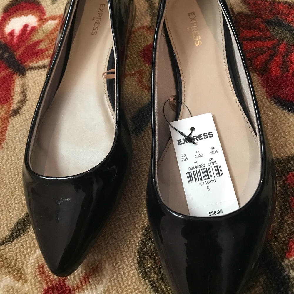 New black express shoes